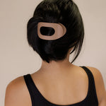 Macchiato Banded claw hair clip, oval claw hair clip, lay flat claw hair clip at ooh la la! in Grapevine TX 76051