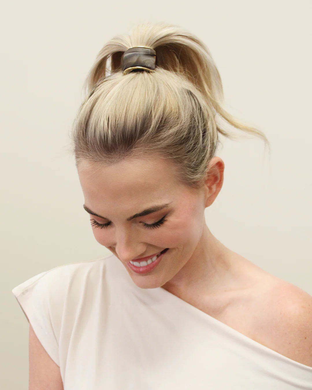 Marbled Hair Cuff, Banded, Hair Accessories, Hair Cuffs, Hair Glamour, Ponytail Cuff at ooh la la! in Grapevine TX 76051