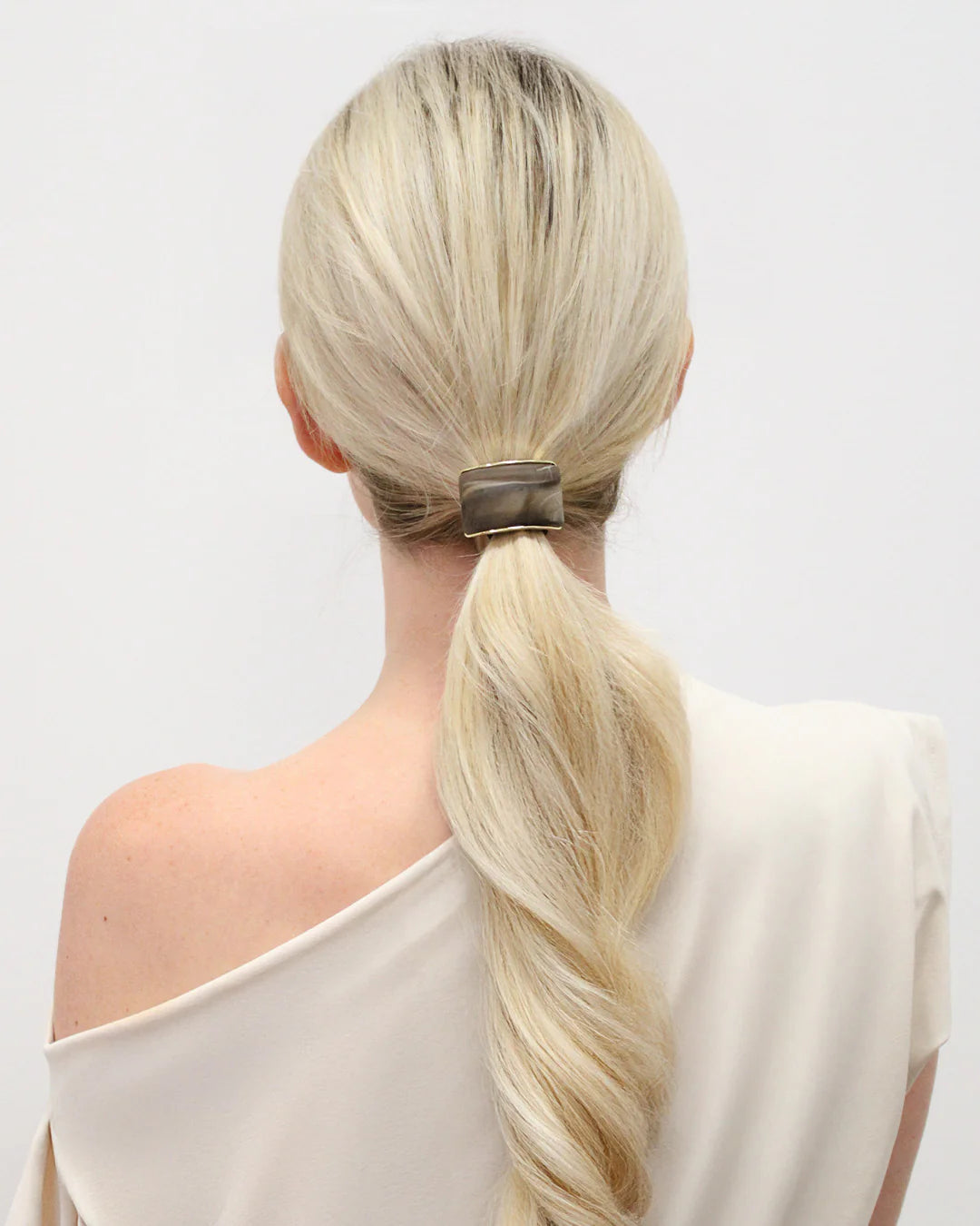 Marbled Hair Cuff, Banded, Hair Accessories, Hair Cuffs, Hair Glamour, Ponytail Cuff at ooh la la! in Grapevine TX 76051