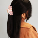 Pink Western Shirt Claw Hair Clip at ooh la la! in Grapevine TX 76051