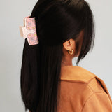 Pink Western Shirt Claw Hair Clip at ooh la la! in Grapevine TX 76051