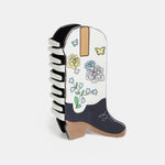 Navy Cowgirl Boot Claw Hair Clip at ooh la la! in Grapevine TX 76051