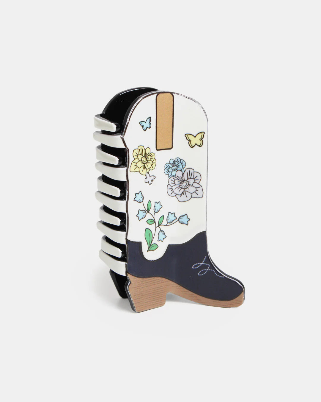 Navy Cowgirl Boot Claw Hair Clip at ooh la la! in Grapevine TX 76051