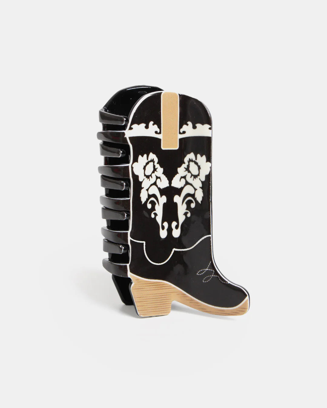 Black Cowgirl Boot Claw Hair Clip at ooh la la! in Grapevine TX 76051