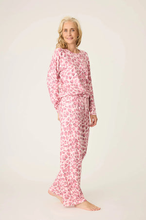 PJ Salvage Full of Love Leopard PJ Set at ooh la la! in Grapevine TX 76051