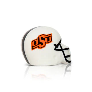 Nora Fleming Mini: OSU Oklahoma State University Helmet at ooh la la! in Grapevine TX 76051