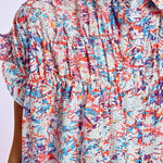 Molly Bracken Printed Ruffle Sleeve Shirt Dress at ooh la la! in Grapevine TX 76051