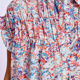 Molly Bracken Printed Ruffle Sleeve Shirt Dress at ooh la la! in Grapevine TX 76051