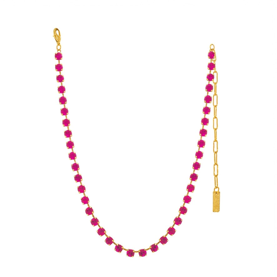TOVA Sarina Necklace in Candy Crush - Fuchsia Matt at ooh la la! in Grapevine TX 76051