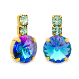 TOVA Dee Earrings in Candy Crush - Ice Blue Lemon