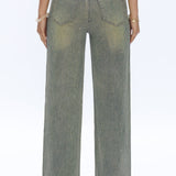 Bayeas Rhinestone High Rise Wide Leg Jeans in pure edge at ooh la la! in Grapevine TX 76051