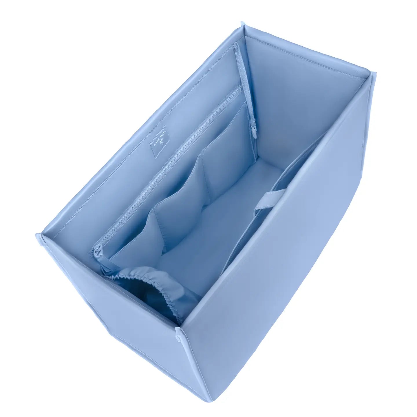 Case-Mate Carolina Blue tote bag organizer insert with multiple compartments and zipper pocket at ooh la la! in Grapevine TX 76051