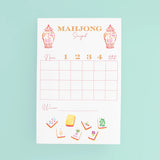 Mahjong Scorecard Pads