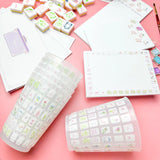Frosted Cups/Set of 8 - Mahjong Tiles