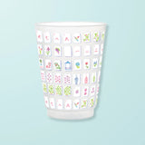 Frosted Cups/Set of 8 - Mahjong Tiles