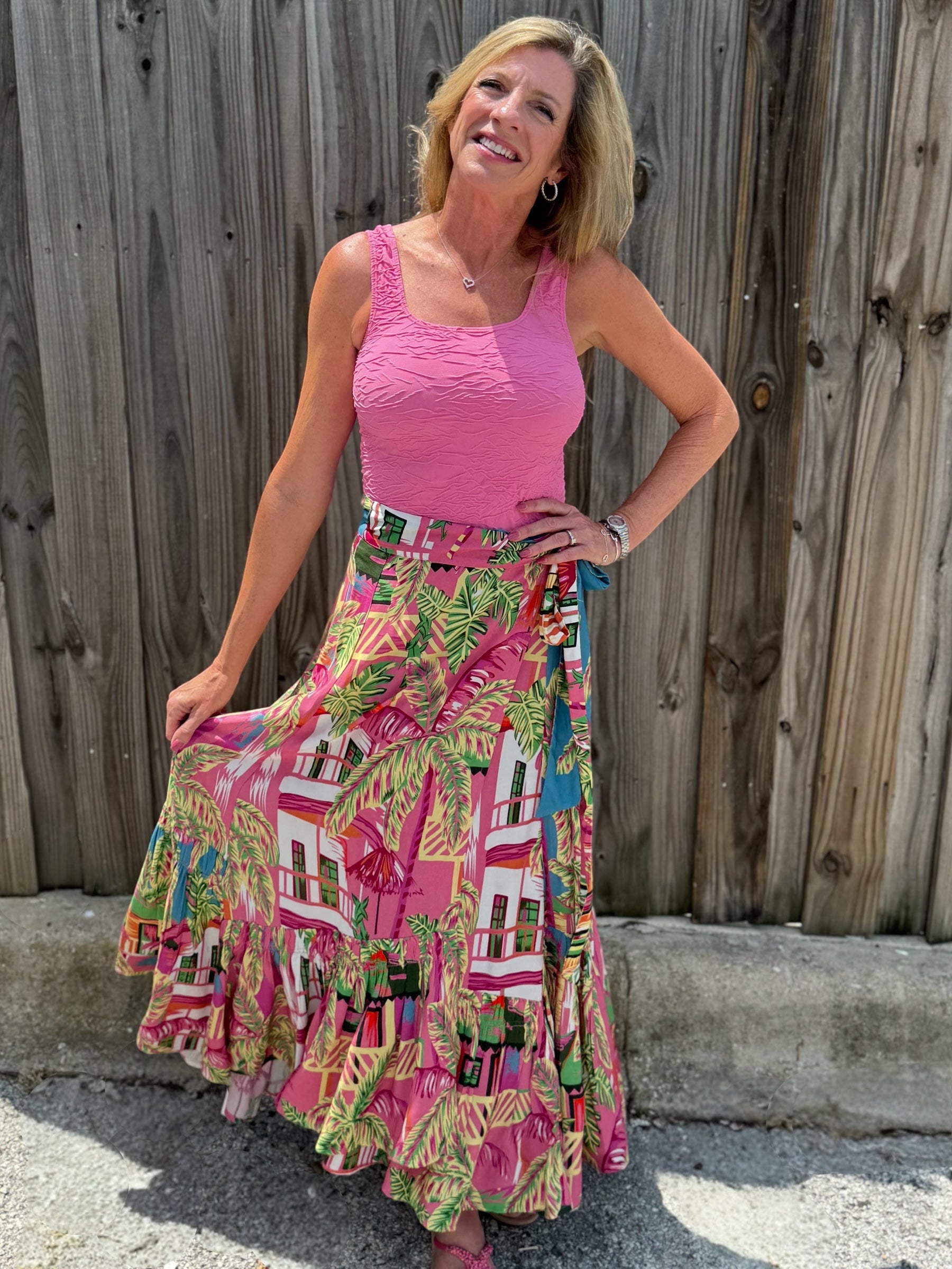 Caribbean Breeze 3-Way Wrap Skirt at ooh la la! in Grapevine TX 76051