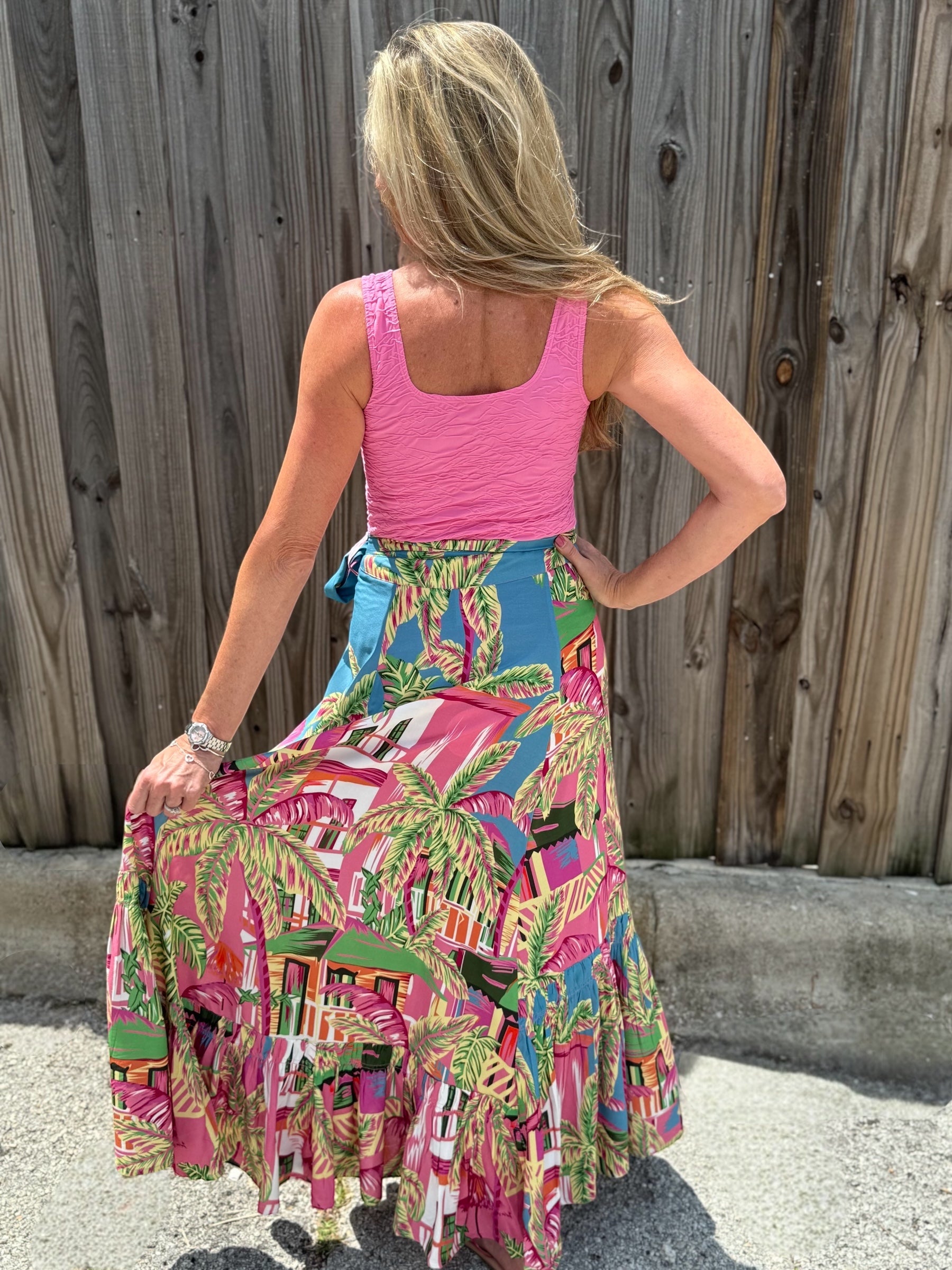 Caribbean Breeze 3-Way Wrap Skirt at ooh la la! in Grapevine TX 76051