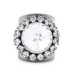 TOVA ring, Jacci ring, antique silver ring, crystal ring, cocktail ring, vintage-inspired ring, elegant ring, statement ring at ooh la la! in Grapevine TX 76051
