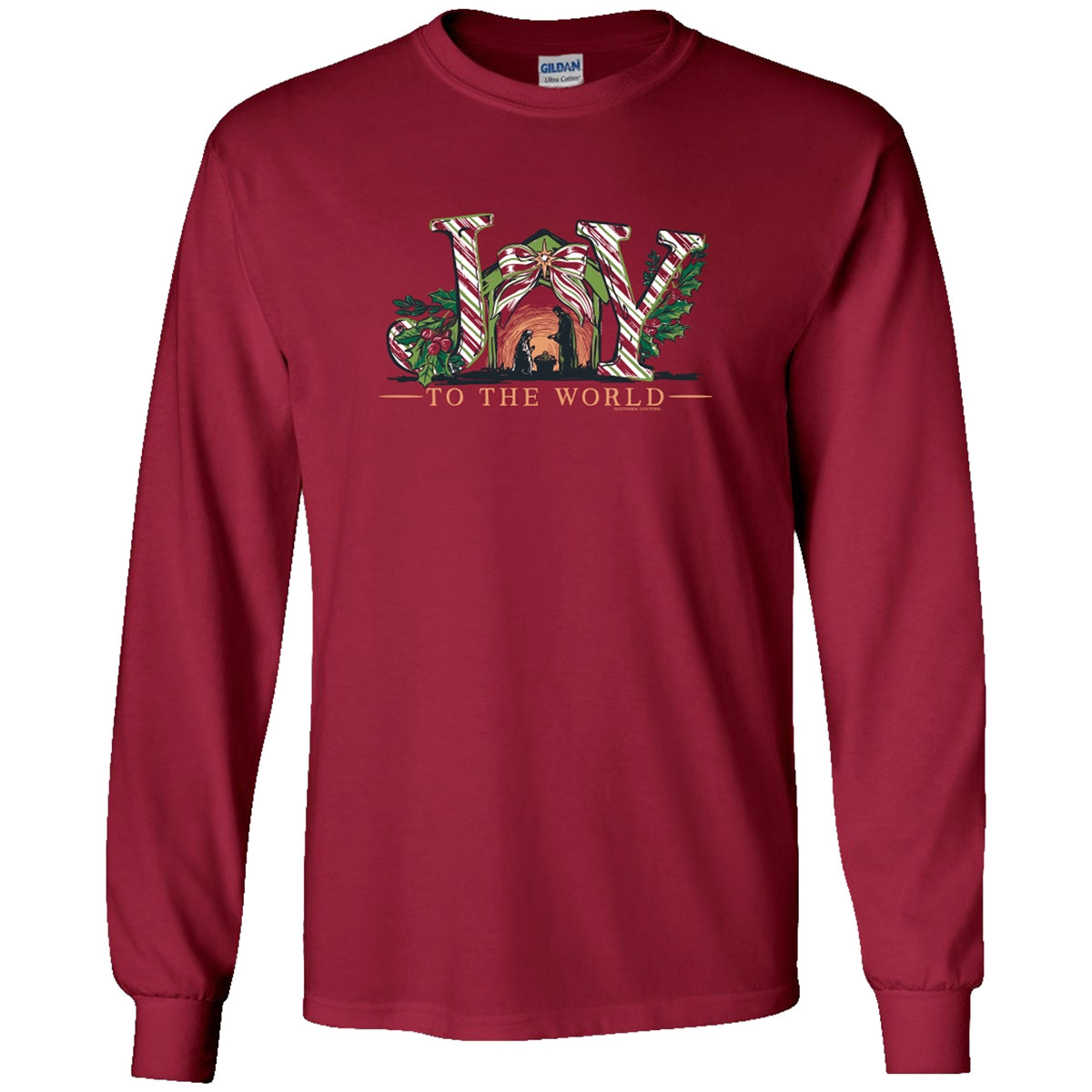 Joy Nativity Long Sleeve Tee at ooh la la in Grapevine TX 76051
