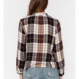 Velvet Heart Kevin Plaid Blouse at ooh la la! in Grapevine TX 76051