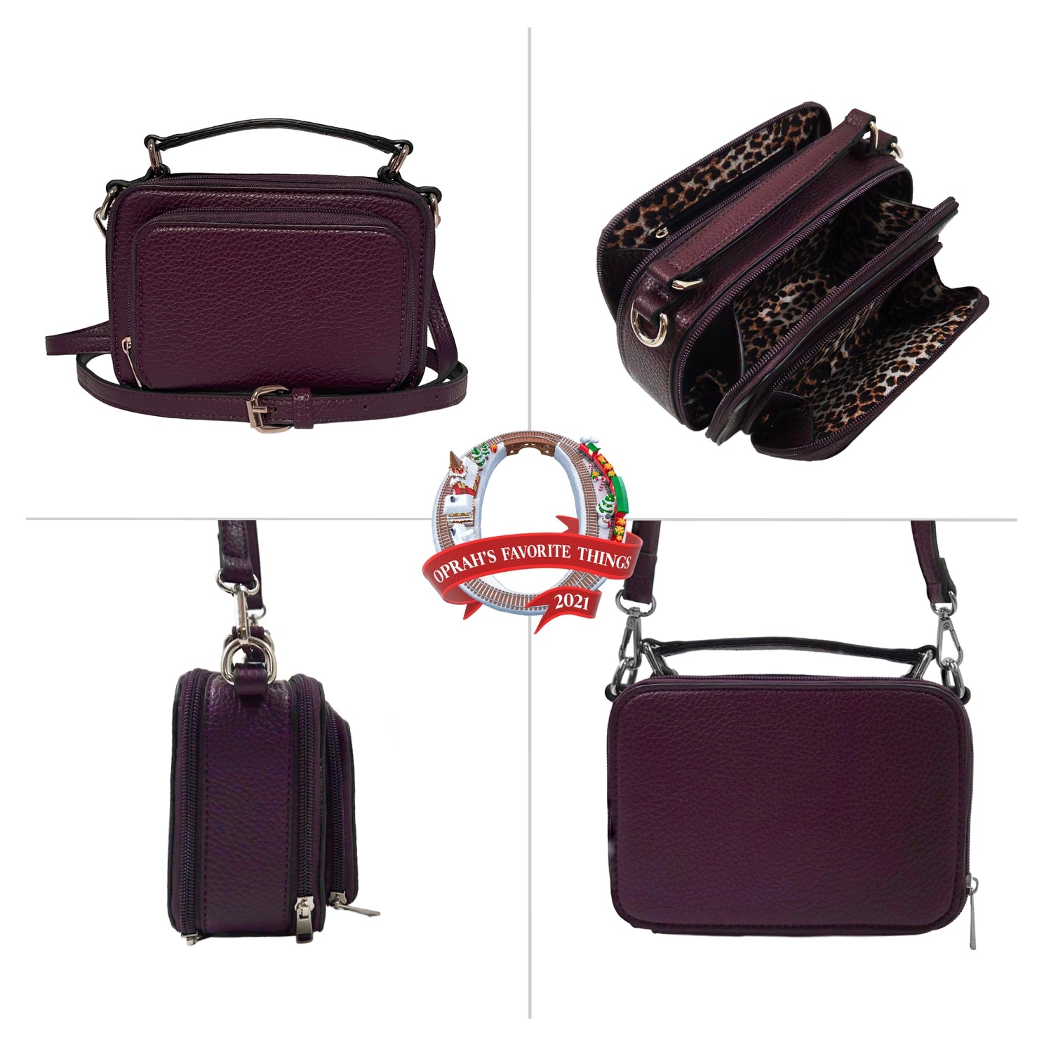 Kelsey Crossbody Bag in Plum at ooh la la! in Grapevine TX 76051
