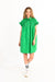 Molly Bracken Gathered Shirt Dress in Green at ooh la la! in Grapevine TX 76051