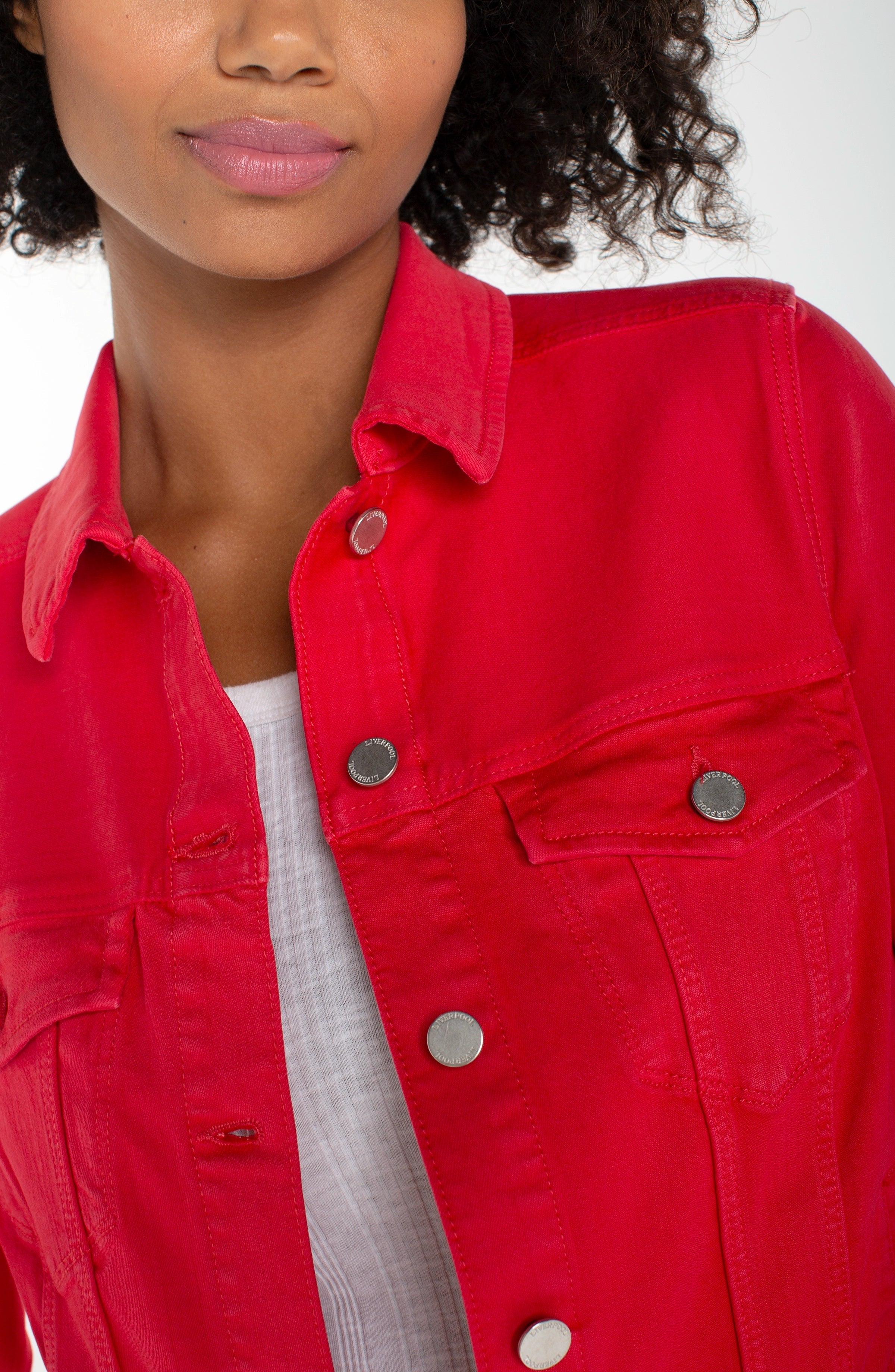 Liverpool Classic Jean Jacket at Ooh La La! in Grapevine TX 76051