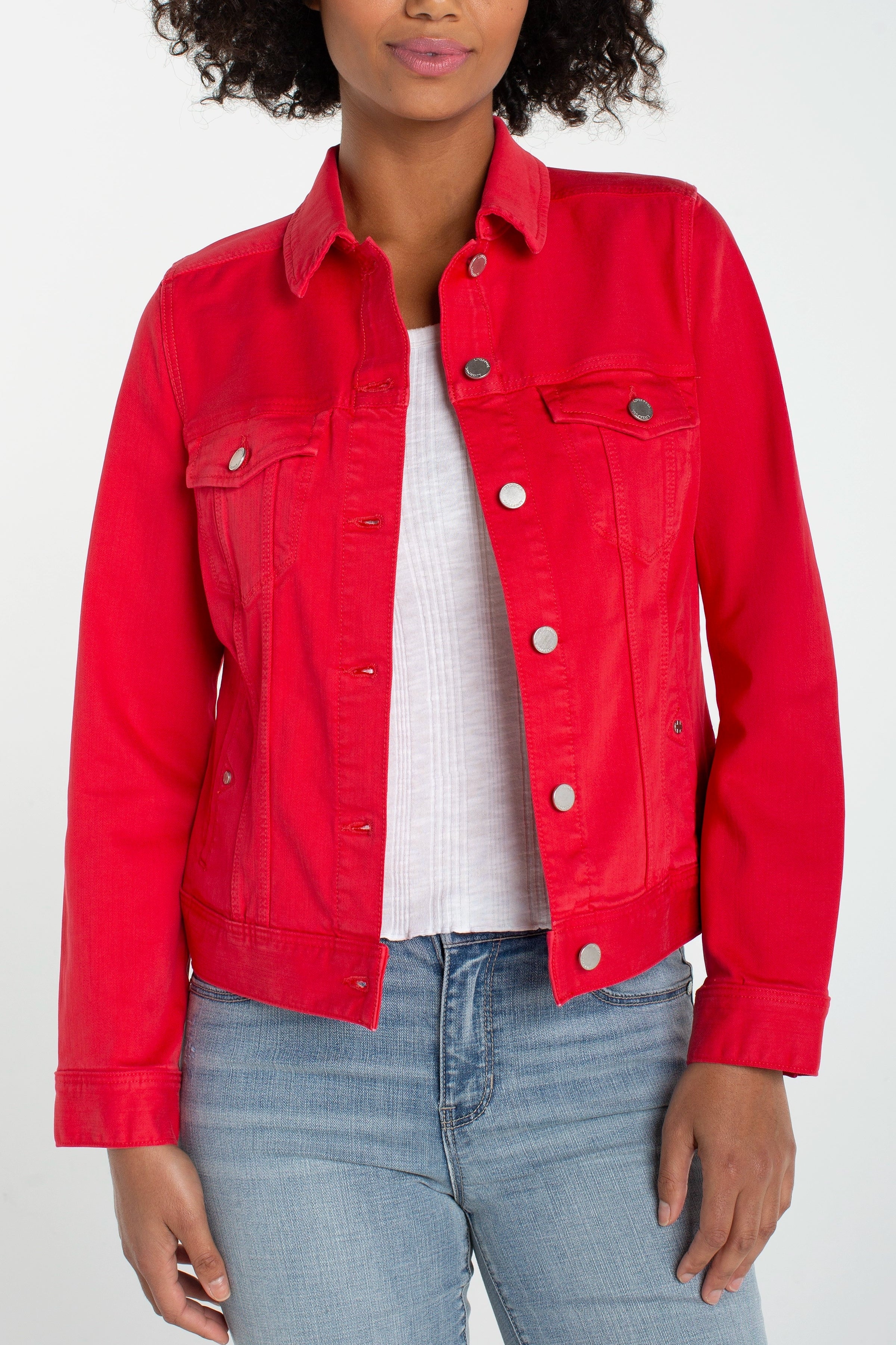 Liverpool Classic Jean Jacket at Ooh La La! in Grapevine TX 76051