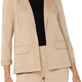 Liverpool Fitted Blazer in cappuccino at ooh la la! in Grapevine TX 76051