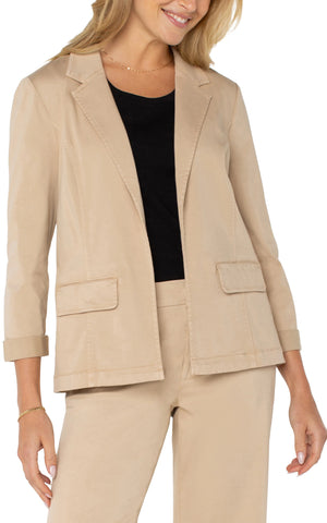 Liverpool Fitted Blazer in cappuccino at ooh la la! in Grapevine TX 76051