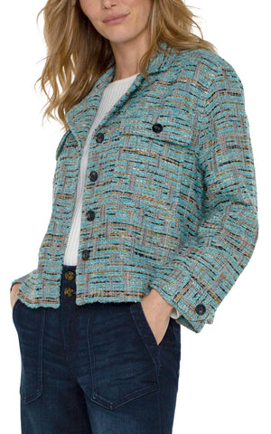 Liverpool Boucle Shacket at ooh la la! in Grapevine TX 76051