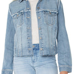 Liverpool Multi Fray Trucker Jacket at ooh la la! in Grapevine TX 76051