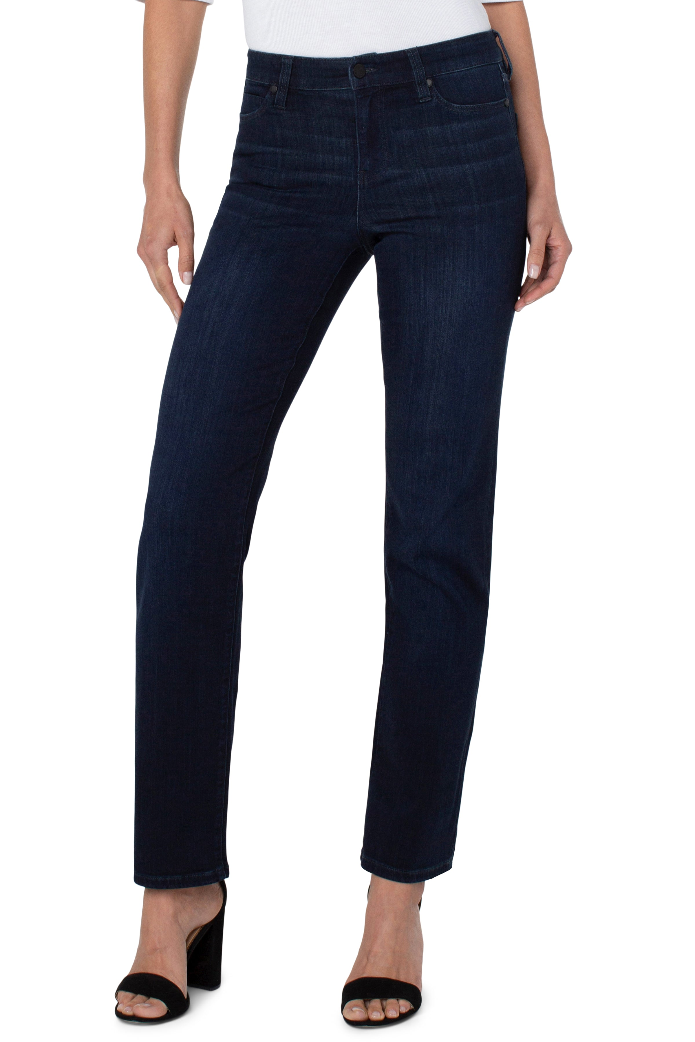 Liverpool Kennedy Straight Jeans at Ooh La La! in Grapevine TX 76051