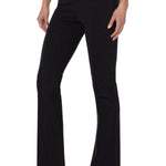 Liverpool Pearl Full Length Flare Pants in black at ooh la la! in Grapevine TX 76051