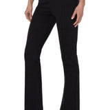 Liverpool Pearl Full Length Flare Pants in black at ooh la la! in Grapevine TX 76051