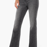 Liverpool Lucy Bootcut Jeans with Crystal Side Detailing in heirloom black at ooh la la! in Grapevine TX 76051
