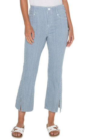 Liverpool Gia Glider® Crop Flare Twisted Seam