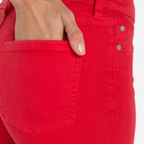 Liverpool Hannah Cropped Flare Jeans with Slit Hem at Ooh La La! in Grapevine TX 76051