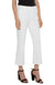 Liverpool Gia Glider Crop Flare with Frayed Hem in bright white polka dot at ooh la la! in Grapevine TX 76051
