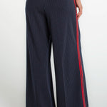 Liverpool Wide Leg Pleated Trouser With Side Stripe at Ooh La La! in Grapevine TX 76051