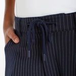 Liverpool Wide Leg Pleated Trouser With Side Stripe at Ooh La La! in Grapevine TX 76051