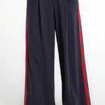Liverpool Wide Leg Pleated Trouser With Side Stripe at Ooh La La! in Grapevine TX 76051