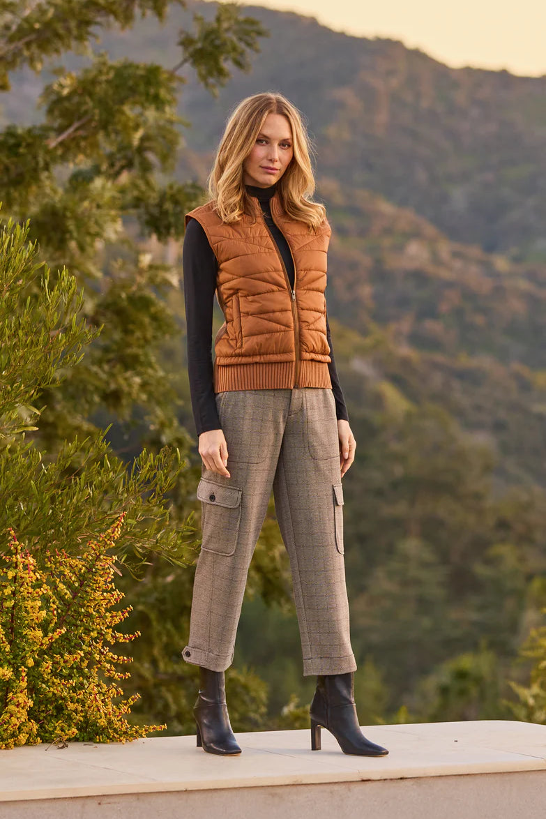 Liverpool Quilted Full Zip Puffer Vest at ooh la la! in Grapevine TX 76051