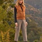 Liverpool Quilted Full Zip Puffer Vest at ooh la la! in Grapevine TX 76051