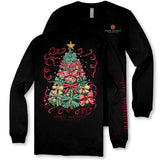 Simply Southern Christmas Tree Long Sleeve Tee In black at ooh la la! in Grapevine TX 76051