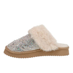 Corky’s Lets Order In Rhinestone Slippers in clear rhinestones at ooh la la! in Grapevine TX 76051