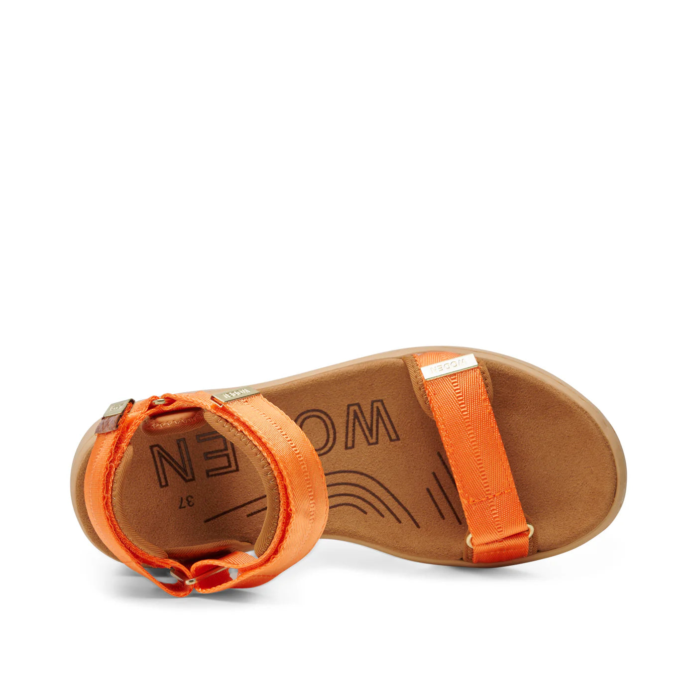 Woden Line Sandal in Tiger (Orange) at ooh la la! in Grapevine TX 76051