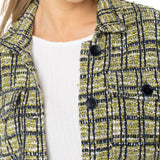 Liverpool Plaid Cargo Shacket with Fray at ooh la la! in Grapevine TX 76051