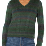 Liverpool Long Sleeve Drop Shoulder V Neck Sweater