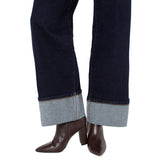 Liverpool Morgan Cuffed Wide Leg Jeans at ooh la la! in Grapevine TX 76051